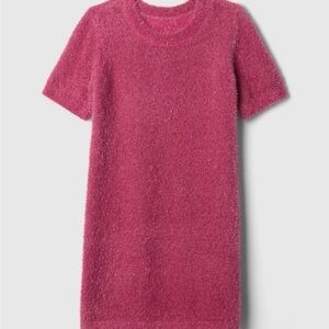 GAP Kids Fuzzy Metallic Sweater Dress Girls size XL (12-13)